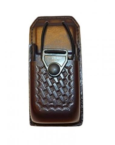 oherron Safariland Radio Holder Brown Basketweave